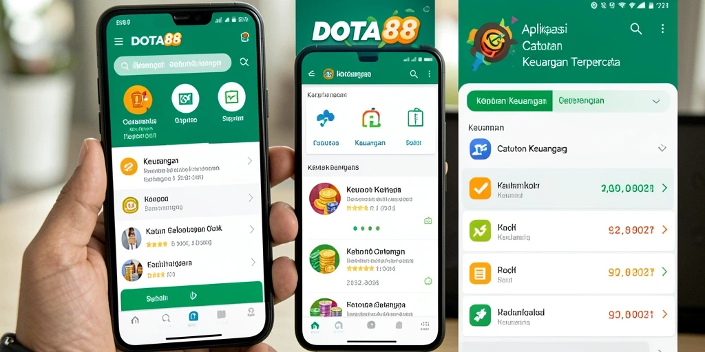 Tampilan antarmuka DOTA88 untuk pencatatan keuangan yang sederhana dan efisien.