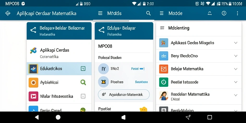 Tampilan antarmuka MPO08 yang menarik dan ramah pengguna.
