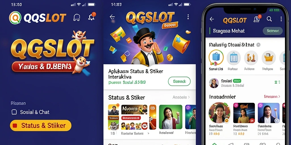 Tampilan antarmuka QQSLOT yang menarik dan penuh warna.