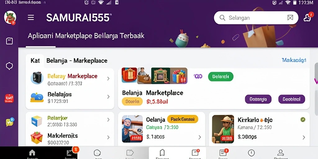 Tampilan antarmuka SAMURAI555 yang intuitif dan menarik.