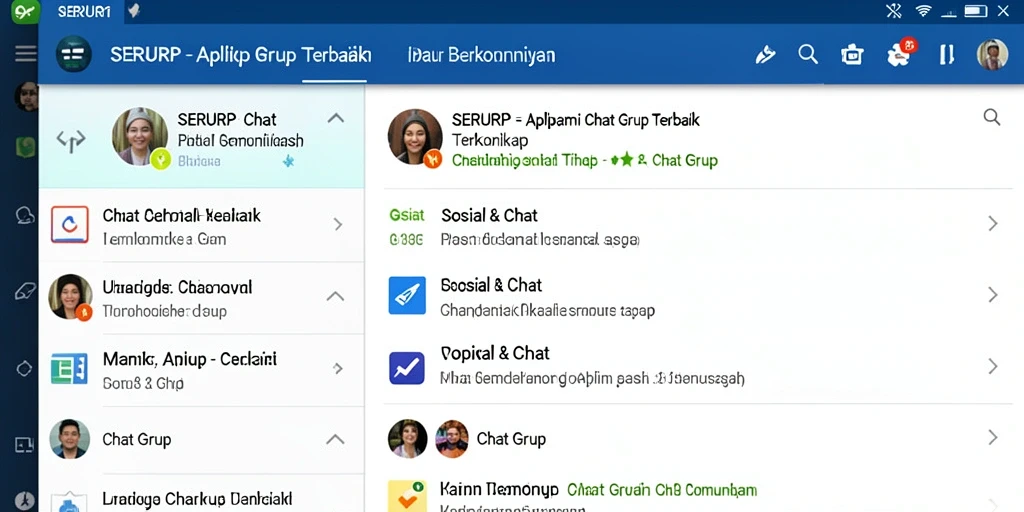 Tampilan antarmuka SERURP yang menarik dan mudah digunakan.